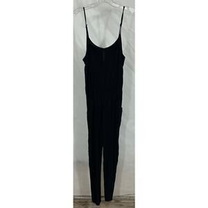 Factorie Black Sleeveless Jumpsuit with Adjustable Straps, Size Small